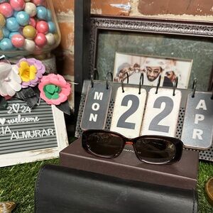 CHOPARD - BROWN RIMMED SUNGLASSES - ONE SIZE